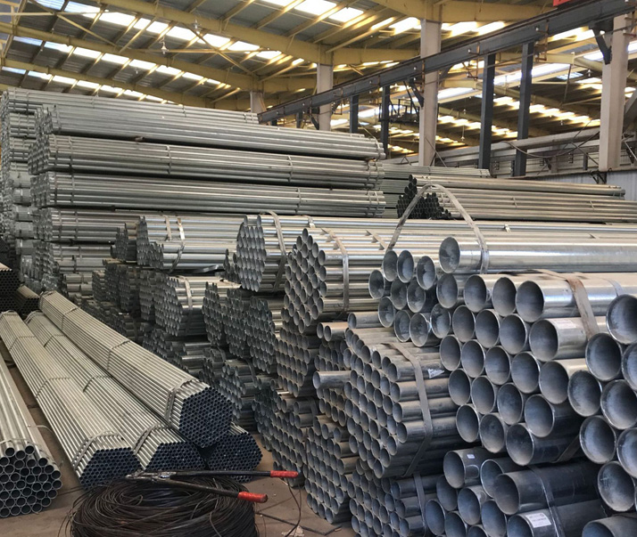 吉木乃q235b热镀锌带钢管